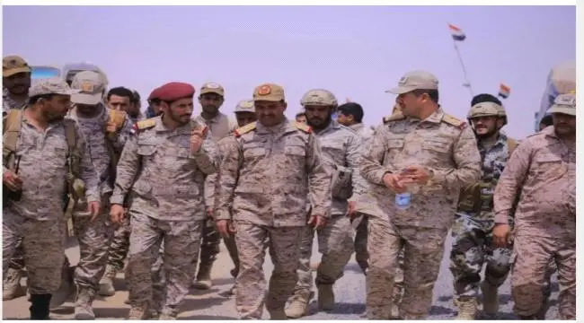 المنطقة العسكرية السابعة تتسلم النقاط والمواقع العسكرية على الخط الدولي