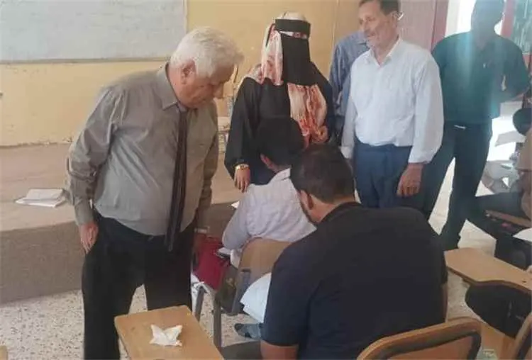 رئيس جامعة لحج يتفقد سير امتحانات الفصل الدراسي ال...