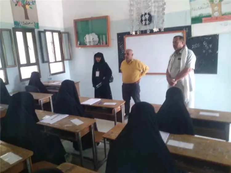 مدير تربية لودر وعضو لجنة المحافظة يختتمان اختبارا...
