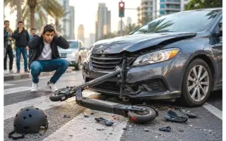 خبيران: وجود طفل أو قائد «سكوتر» طرفاً في حوادث ال...