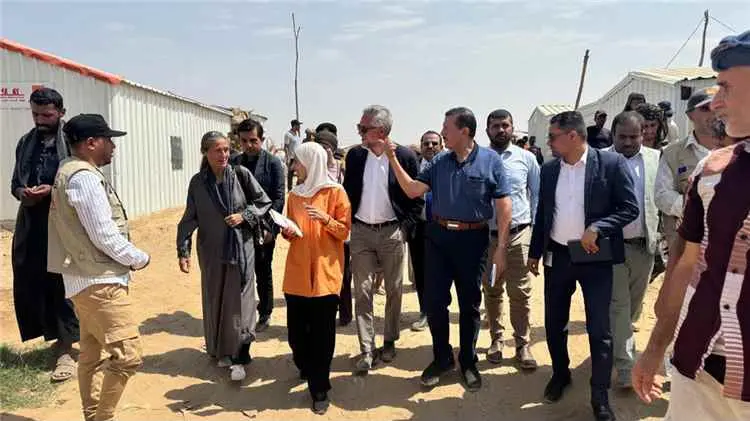 وكيل مأرب ورئيس بعثة الاتحاد الأوروبي وسفيرة هولند...