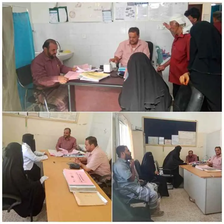 مدير مكتب الصحة بلودر يتفقد الوحدة الصحية بالعين و...