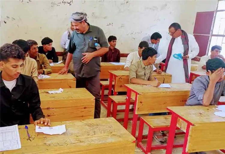 اختتام امتحانات الثانوية العامة في مديرية رضوم وسط إشادة بحسن التنظيم