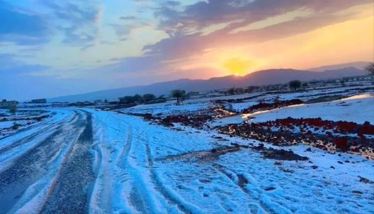 صور ليست من أوروبا بل اليمن.. عاصفة بَرَد تقلب صيف...