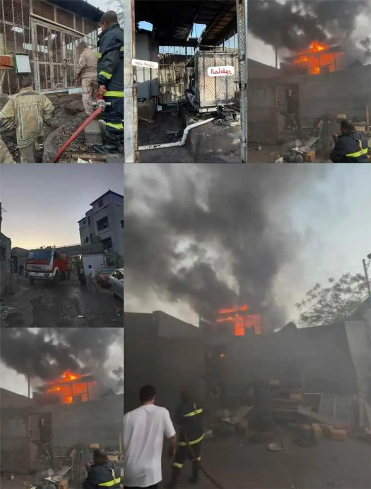 عدن.. حريق في موقع إرسال تابع لشركة يمن موبايل داخل منزل محافظ الضالع السابق اللواء الركن علي مقبل صالح