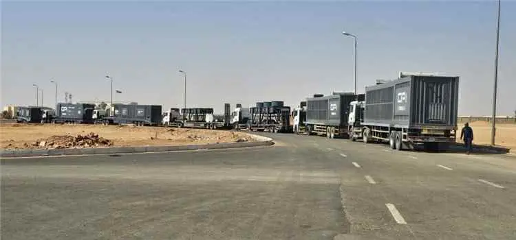 وصول الدفعة الأولى من مولدات المحطات الكهربائية ال...