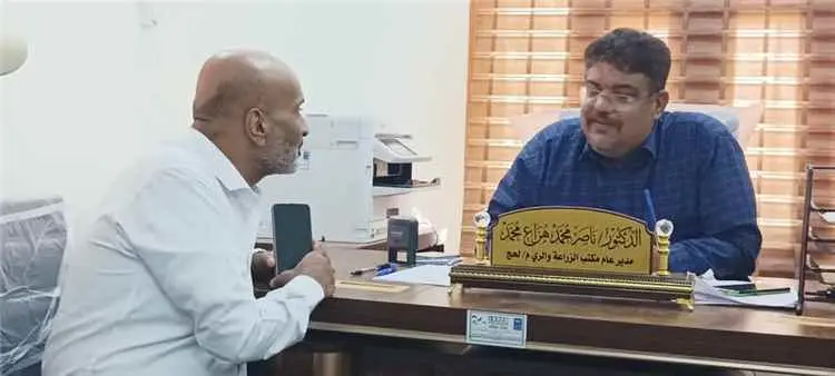 حماية البيئة والزراعة بلحج تبحثان مواجهة الجفاف وا...