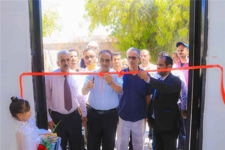 افتتاح محطة تحلية المياه في مستشفى شبوة العام بدعم...