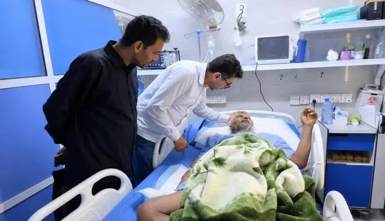 بتوجيهات الحالمي.. النقيب والعلوي يزوران المناضل ع...