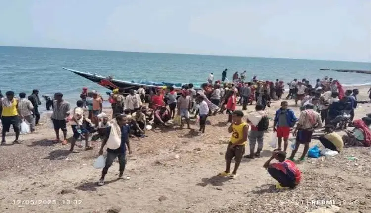 وصول 150 أجنبي بطريقة غير شرعية إلى شبوة بعد يومين...