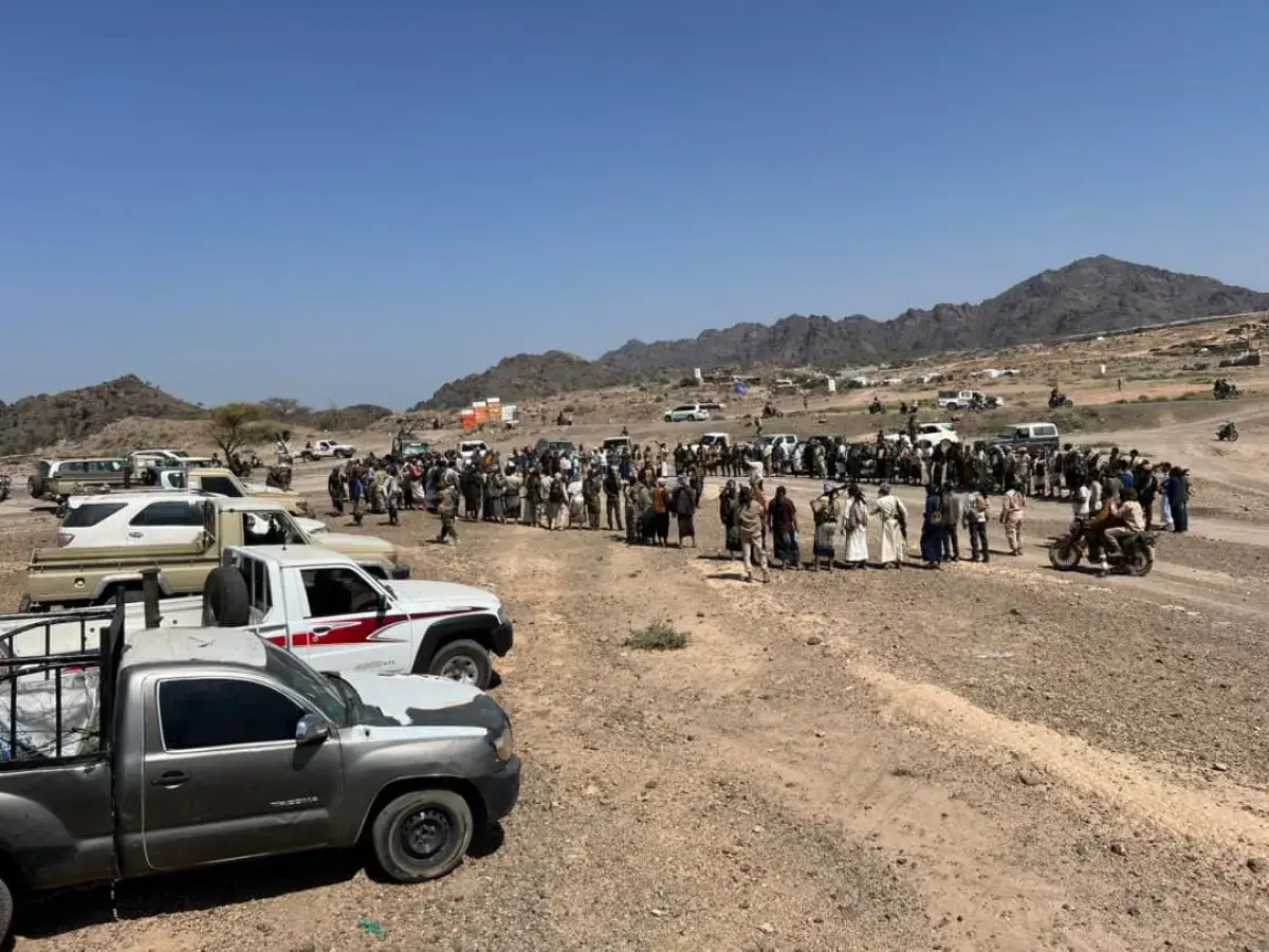 قبائل مريس والضالع تعلن مساندتها للشيخ حمد فدغم وت...