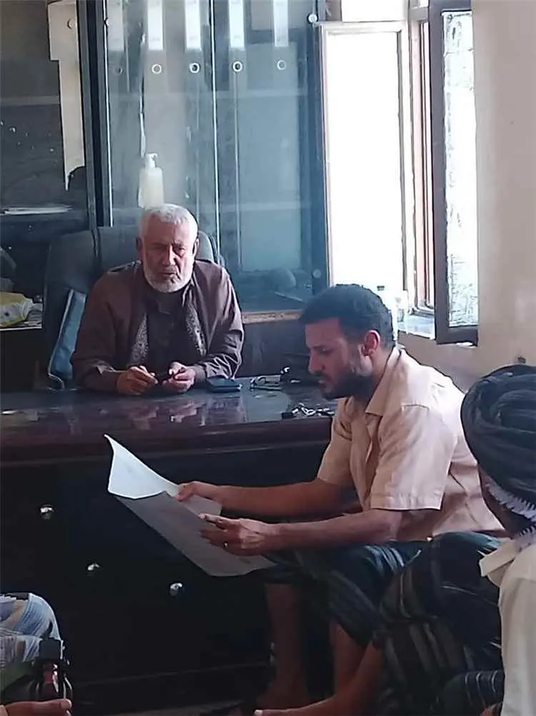 مدير عام الملاح يلتقي بمدير أمن المديرية لمناقشة ت...