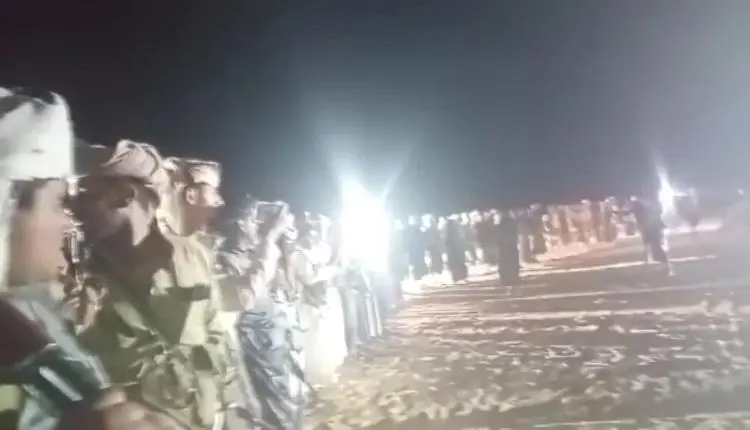 شاهد.. قبائل الصبيحة تصل الجوف بعد إعلان فدغم قرع...