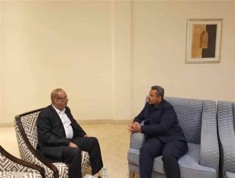 الميسري يستقبل محافظ لحج الاستاذ مراد الحالمي