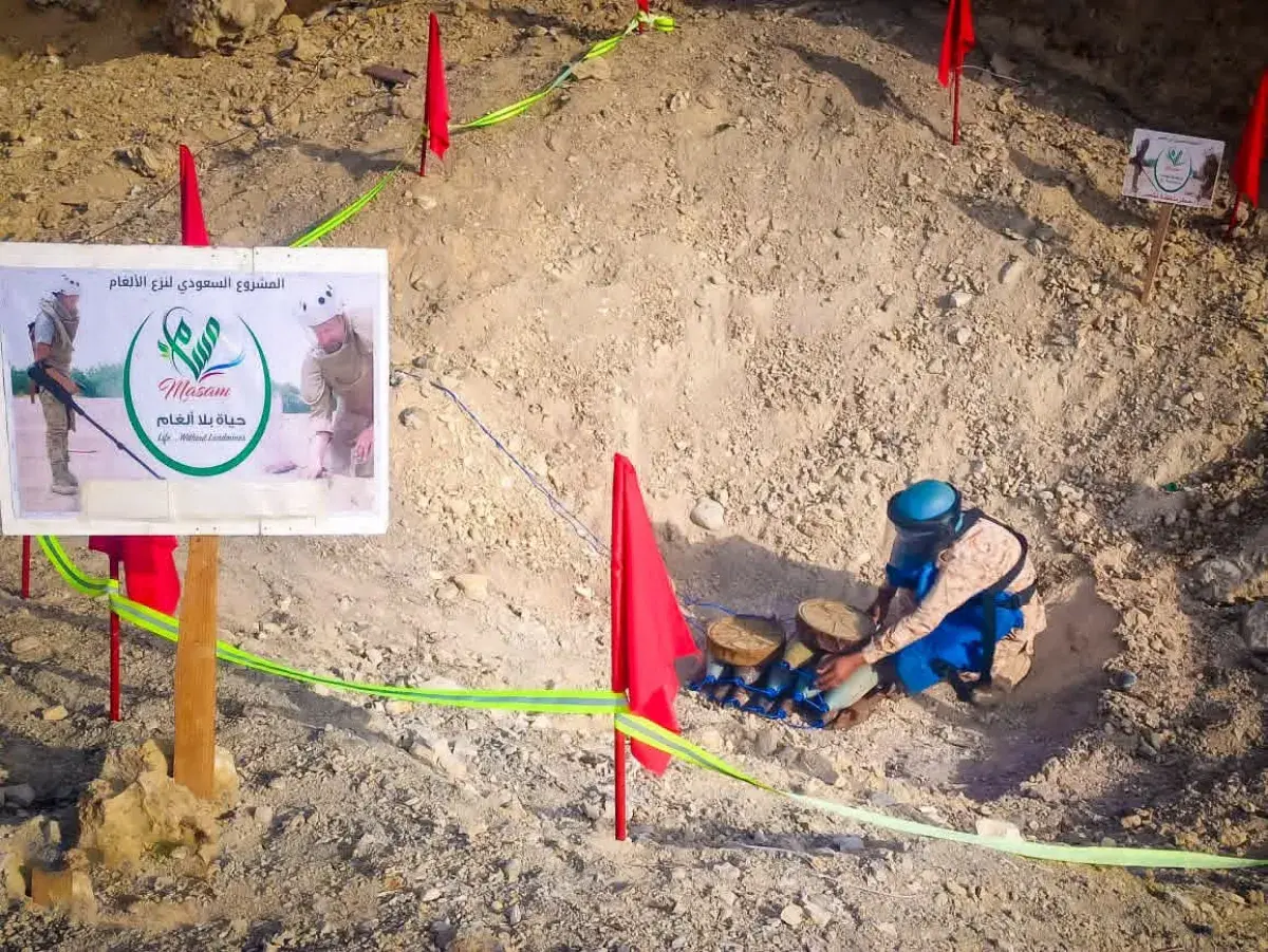 مسام يتلف 724 قطعة من المخلفات الحربية في المكلا
