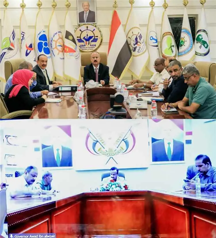 اجتماع لوزارة النقل والسلطة المحلية بشبوة تناقشان...