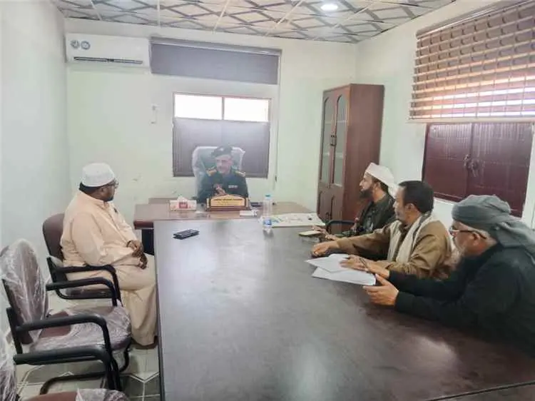مدير أمن حبان يترأس اجتماعاً للأمناء الشرعيين بالم...