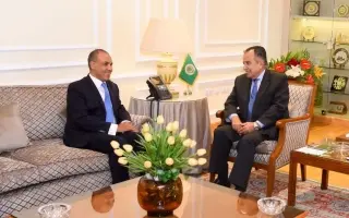 أمين عام جامعة الدول العربية ووزير الخارجية المصري...