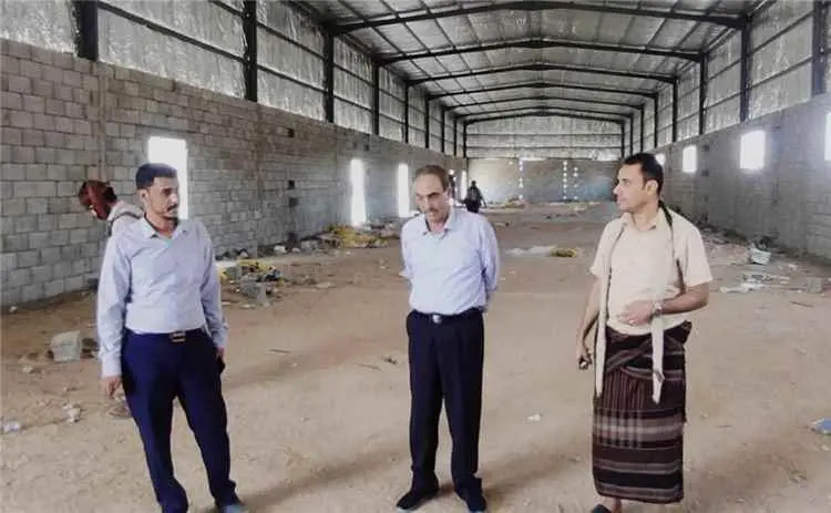 الأمين العام يتفقد مستوى الإنجاز في مشروع قاعات وو...