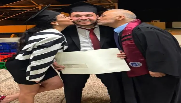 نادين الراسي تحتفل بتخرج نجلها مارك من كلية الطب و...