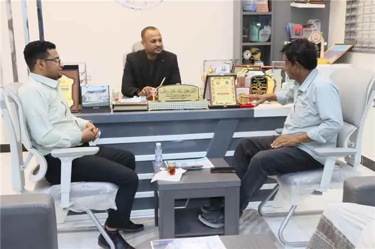 الشيخ خالد العامري يلتقي بالوكيل المساعد لمحافظة حضرموت لشؤون الشباب ومنظمات المجتمع المدني