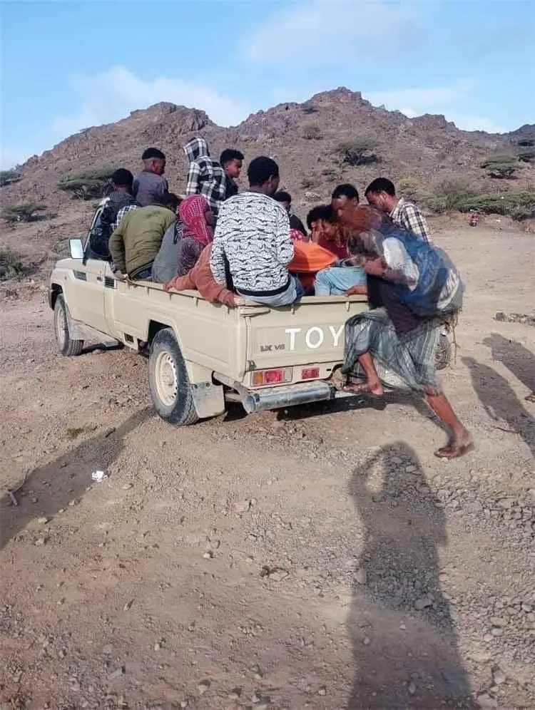وصول نحو 100 ألف مهاجر غير شرعي إلى اليمن