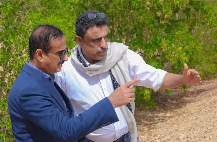 محافظ شبوة يدشن الأعمال الإنشائية للمبنى الجديد لف...