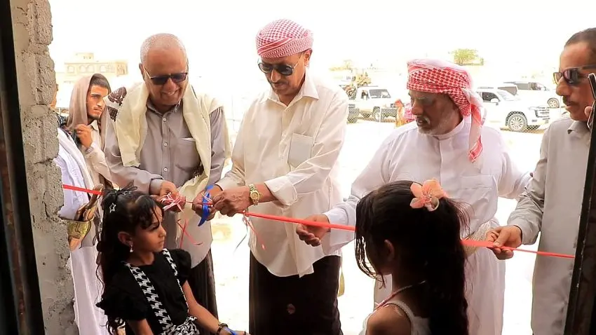 افتتاح مشروع مياه يخدم آلاف السكان في رماه بحضرموت