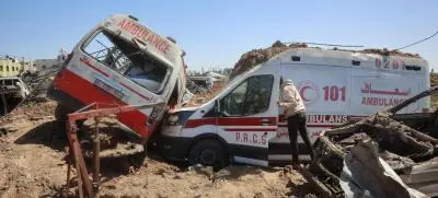صحة غزة تحذّر من توقف خدمات النقل والإسعاف