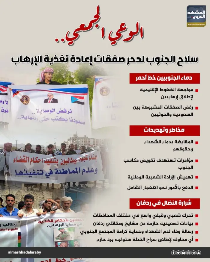 الوعي الجمعي.. سلاح الجنوب لدحر صفقات إعادة تغذية...