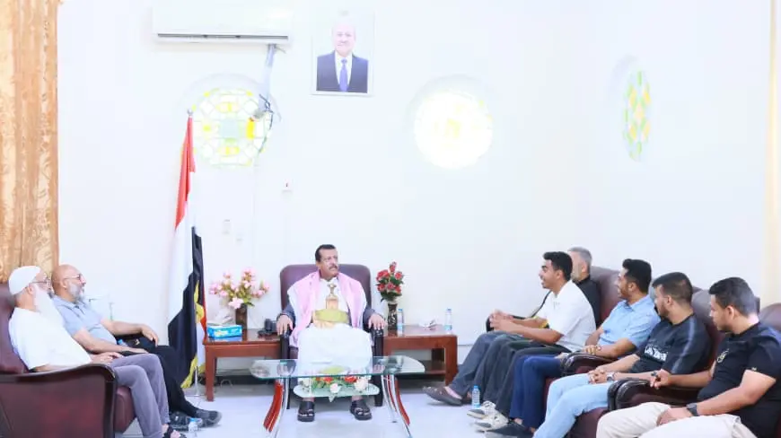 وكيل محافظة مأرب يبحث مع منظمة بلاك بيرن البريطاني...