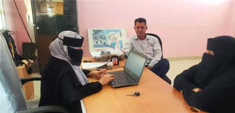 إشراف مباشر من مدير مكتب الصحة بلحج على استقبال مت...