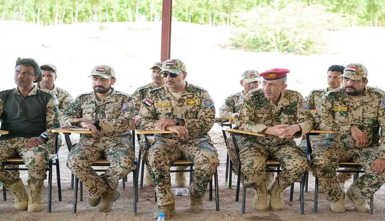 صالح يشهد العمليات التعرضية في الفرقة الخامسة مشاة...