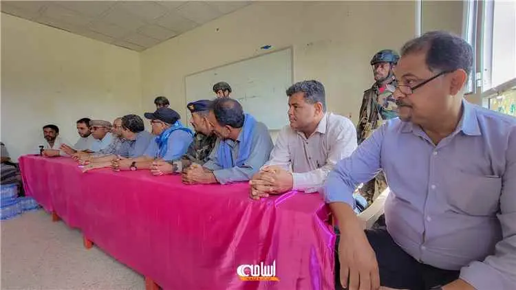 نزول ميداني للجنة معاينة حالات الزواج الجماعي في مديرية لودر