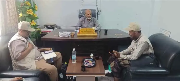مدير عام حماية البيئة بلحج يناقش مع مؤسسة نهر مشرو...