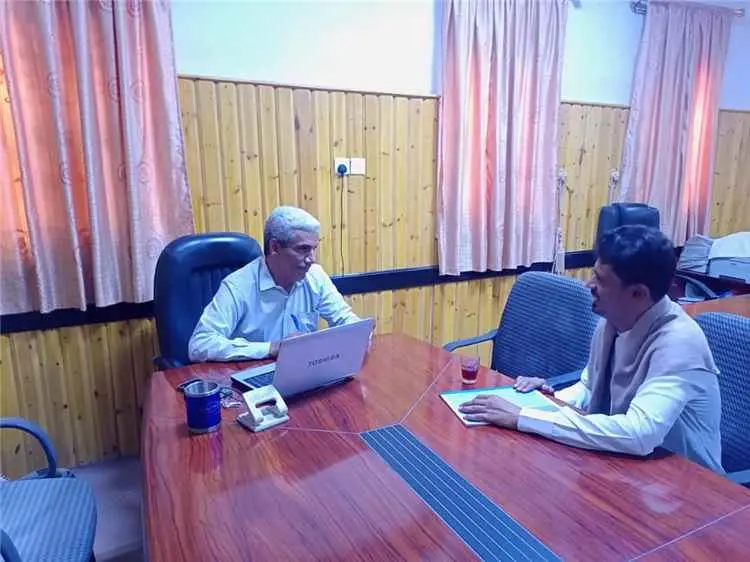 مدير عام مكتب وزارة الثقافة بالوادي والصحراء يلتقي رئيس ديوانية النخوة الثقافية