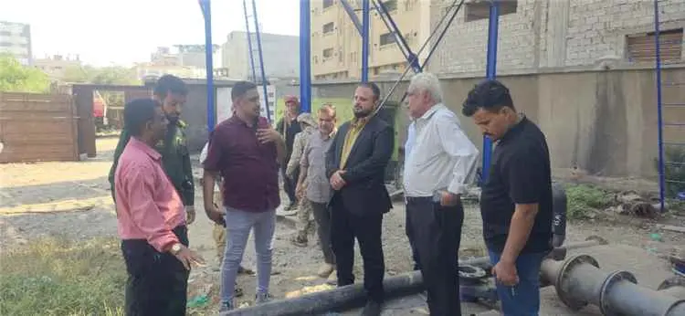 مدير عام المنصورة يوجه بإنشاء خزان إضافي وتوفير مض...
