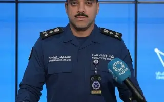 قوة الإطفاء الكويتية: السيطرة على حريق بعد هجوم إيراني دون إصابات