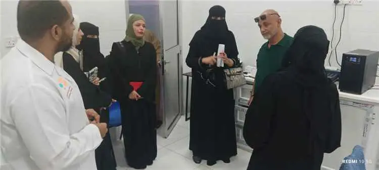 مدير عام مستشفى الأمراض النفسية يلتقي مديرة الصحة النفسية بمنظمة اطباء بلا حدود البلجيكية