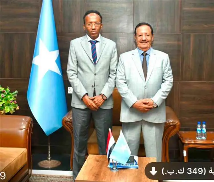 سفير بلادنا لدى الصومال يبحث مع نائب وزير الخارجية...