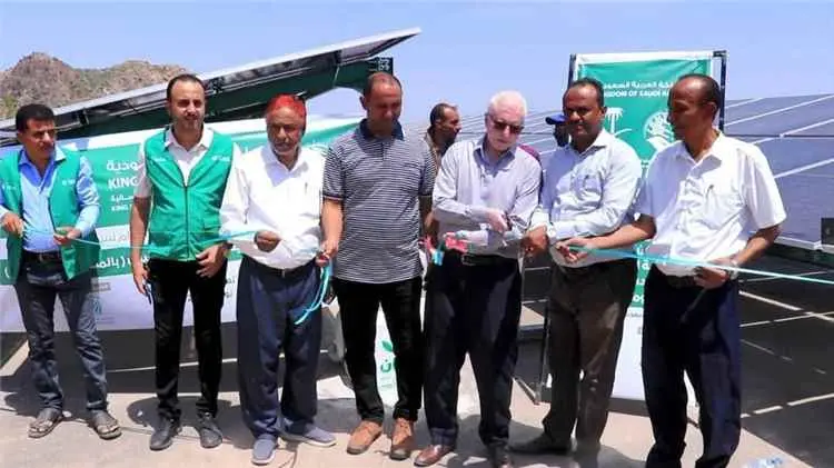 تدشين مشروع تشغيل بئر وادي المعسل بتعز بتمويل سعود...