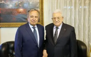 نبيل فهمي يؤكد لمحمود عباس مركزية القضية الفلسطينية وضرورة الدعم المالي