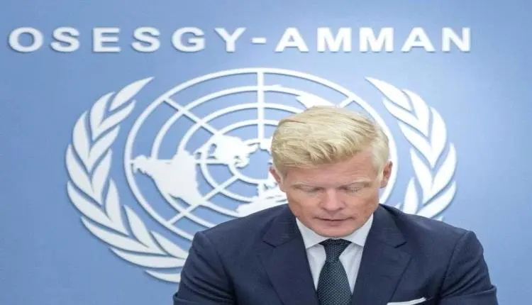 المبعوث الأممي يرحب بمبادرة الأردن بتسيير رحلات جو...