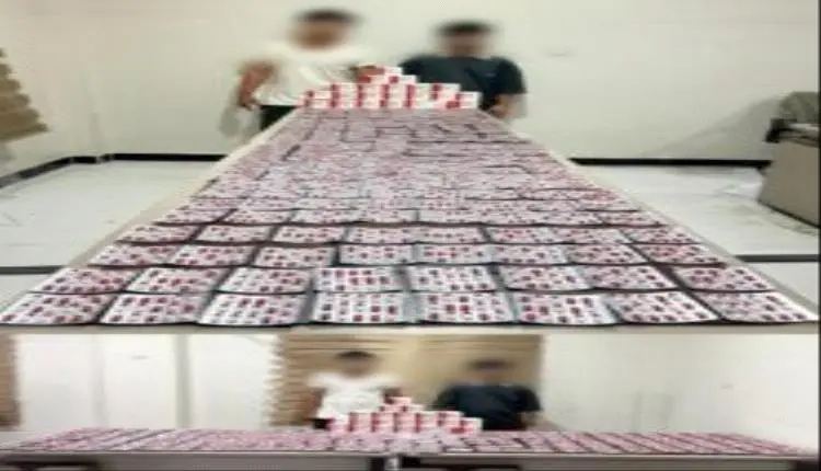 إدارة مكافحة المخـ,ـدرات بعدن في عملية نوعية تطيح بشابين وبحوزتهما 3300 حبة من مخـ,ـدر البريجـ,ـبالين في مديرية المنصورة