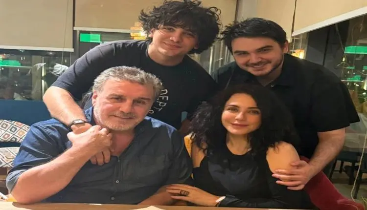 سلاف فواخرجي تنفي تواجدها في روسيا بصورة لها مع عائلتها في مصر