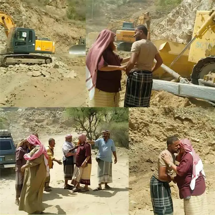 قيادات محلية وشخصيات اجتماعية تتفقد سير العمل في م...