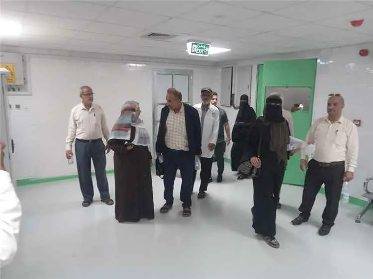 رئيس الهيئة العامة لمستشفى الرازي يستقبل وفداً من وزارة الصحة للاطلاع على معوقات افتتاح قسم الغسيل الكلوي