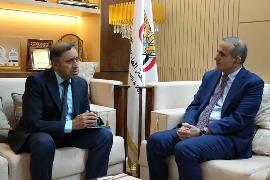 وزير الصحة يبحث مع ممثل اليونيسيف تعزيز الشراكة وت...