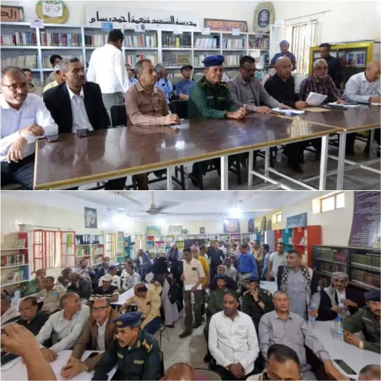 لقاء موسع بمديرية المظفر يناقش رفع الجاهزية وتعزيز الاصطفاف الوطني