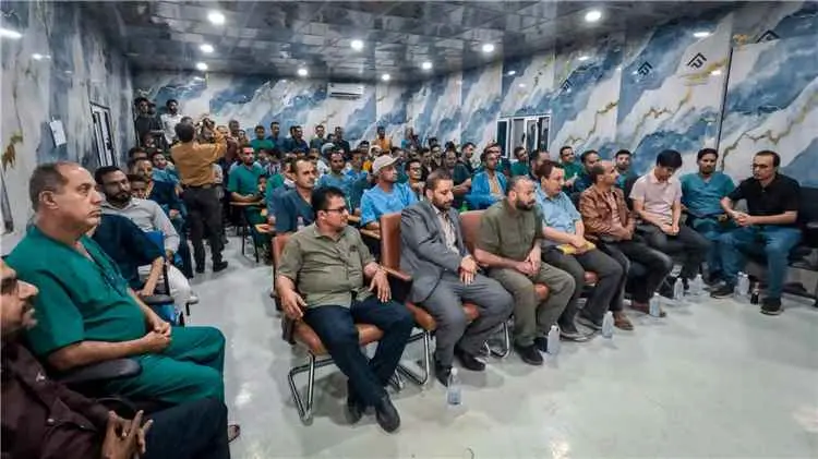 المحافظ القبة يشهد حفل إنجازات المستشفى الميداني س...